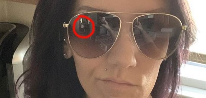 Mother Home Alone Takes Selfie Then Notices ‘Two Figures’ In Her Sunglasses