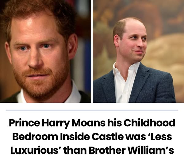 Prince Harry Reflects on His Modest Childhood Room Compared to Brother William’s