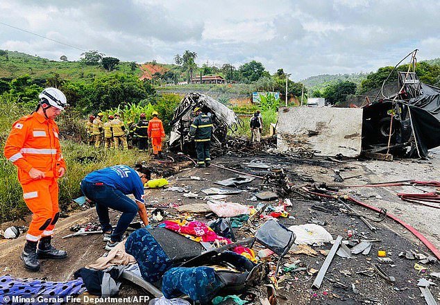 Horror Highway Bus Crash Leaves At Least 30 DEAD