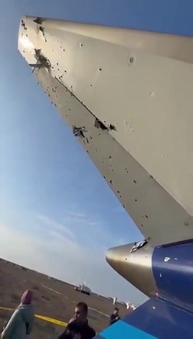 Did Russians Shoot Down Passenger Jet On Christmas Morning? Haunting Images of Bullet Holes On Wreckage Raises Eyebrows