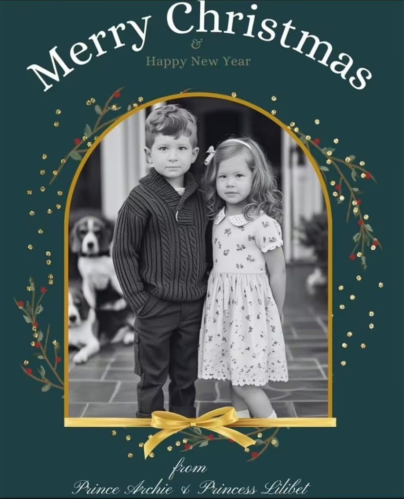 ‘So Very Weird!’- Royal Fans React To Prince Harry & Meghan Markle’s ‘Creepy Children’ In New AI Christmas Card