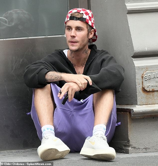 Shock Images Show Justin Bieber In The Gutter Smoking Drugs Before ‘Unfollowing’ Wife Hailey Bieber On Social Media