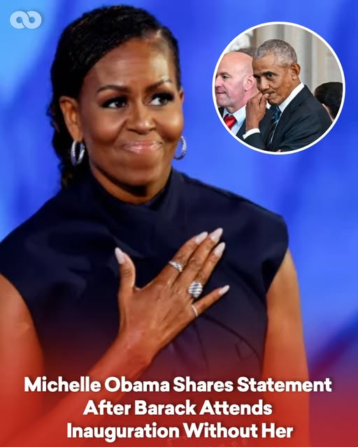 Michelle Obama Shares Statement After Barack Attends Inauguration Without Her