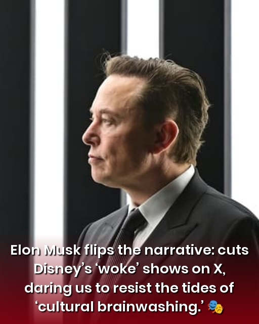 Elon Musk Removes Disney Content from X, Blasts “Cultural Brainwashing”