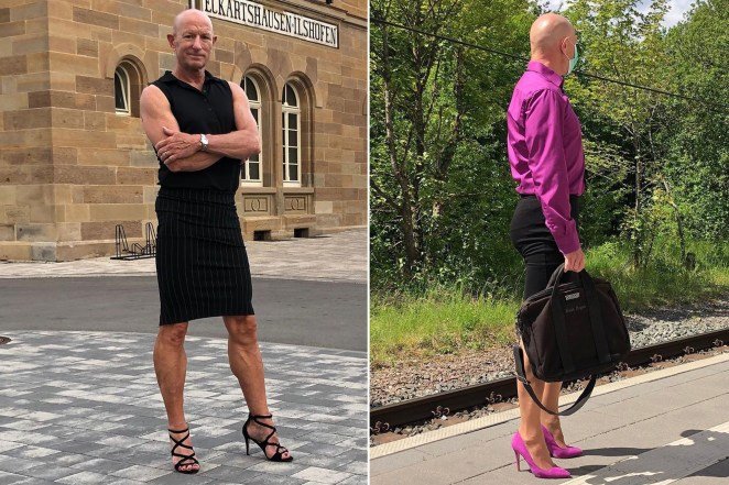 Married Father of Three Wears Skirts and Heels To Work Because ‘He Can’