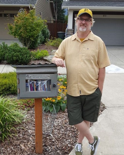 OUR MAILMAN DELIVERS MORE THAN JUST LETTERS—HE LEAVES BOOKS IN OUR MAILBOXES