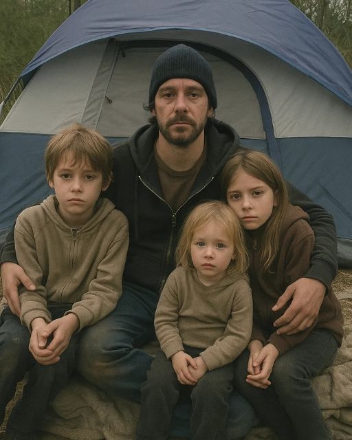 He Lost His Wife, His Home, and Almost Everything—But This Single Father Refuses to Let Go of His Children
