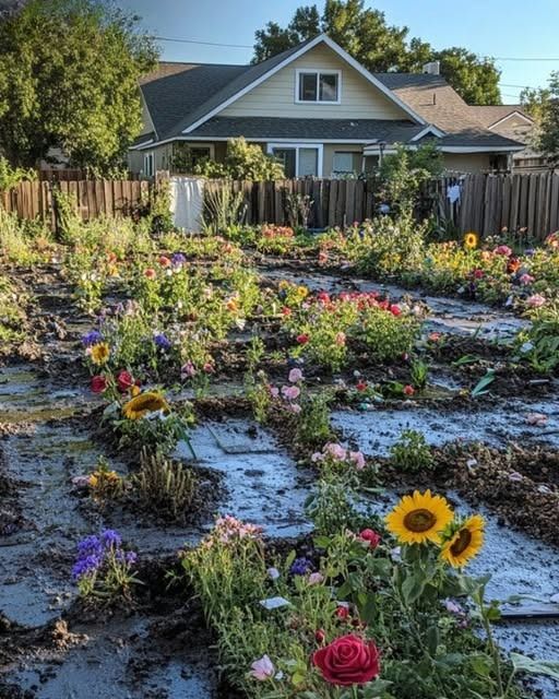 My Neighbor Poured Cement Over My Flower Garden Because the Bees Annoyed Him — He Never Expected Payback From the “Sweet Old Lady” Next Door