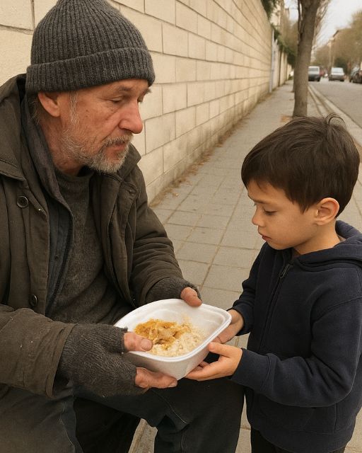 He Hadn’t Eaten in a Day. Most People Walked Right Past Him—but When He Saw a Hungry Child, He Handed Over the Only Food He Had Left.