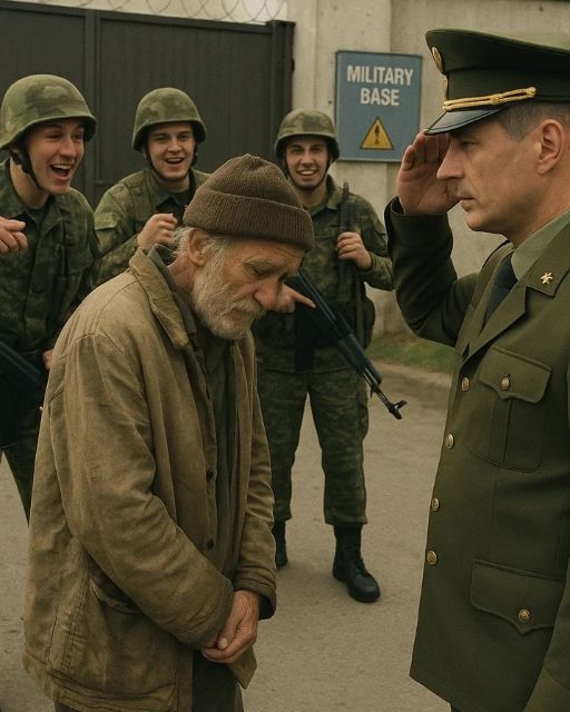 Soldiers Mocked The Old Man At The Base Entrance — Until A General Stepped Out And Saluted Him