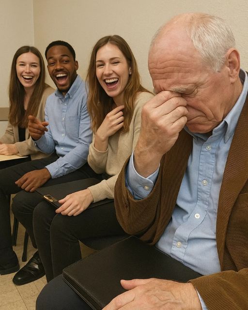 Job Applicants Laughed At The Old Man In The Waiting Room — Until The Interviewer Said This