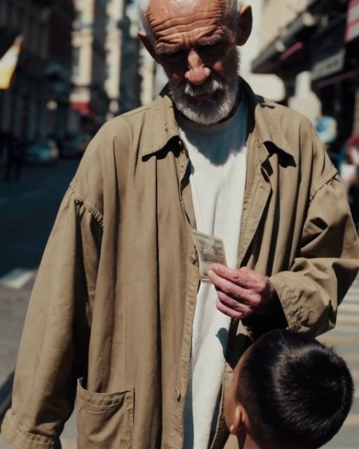 He Stood Tall, Even in Rags—A Former Soldier Who Saluted Every Passing Flag, Then Gave His Last Dollar to a Lost Boy Trying to Get Home