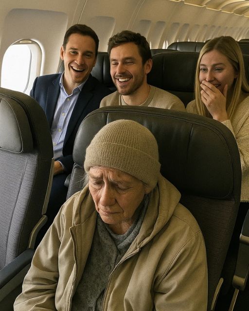 Business Class Passengers Mock Poor Old Lady Until The Pilot Addresses Her