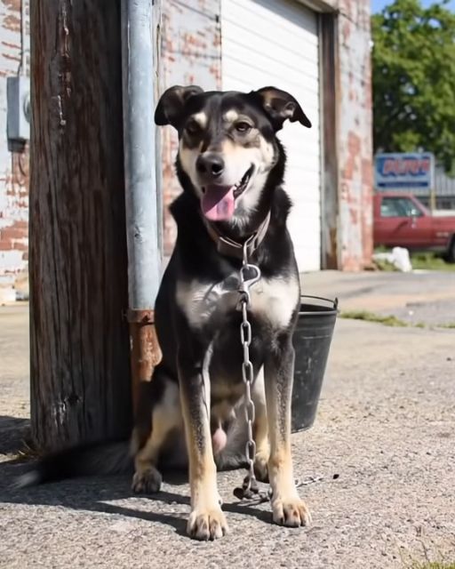My Grandkids Don’t Know My Name—But the Dog I Found Chained to a Pole Refuses to Let Anyone Hurt Me