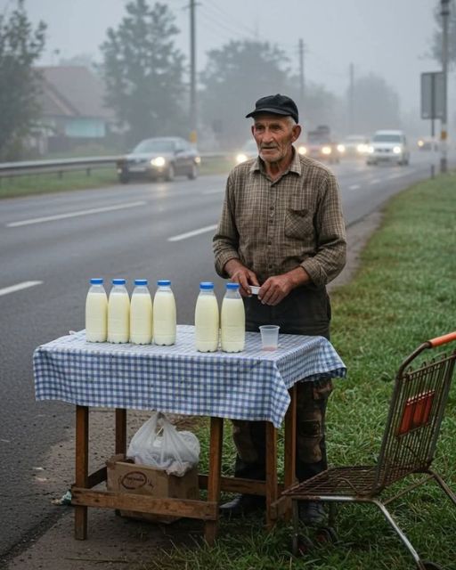I Started Buying Milk From A Stranger On The Highway—And Then I Saw What He Hid Under The Table