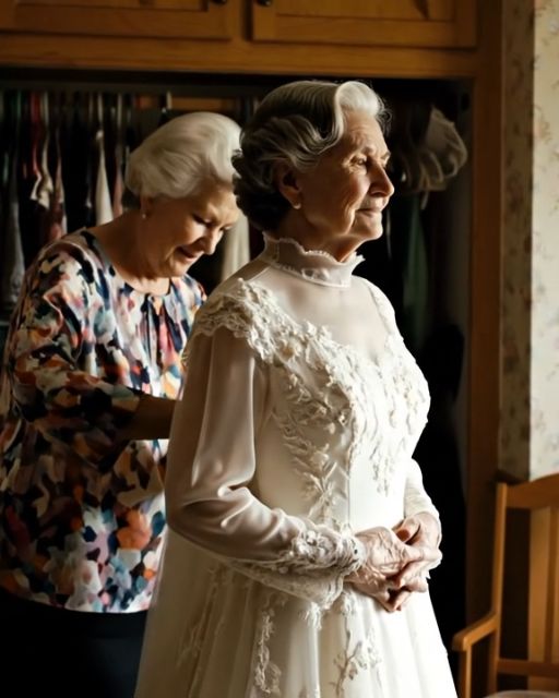 She Asked To Wear Her Wedding Dress Again—But Not For The Reason We Thought