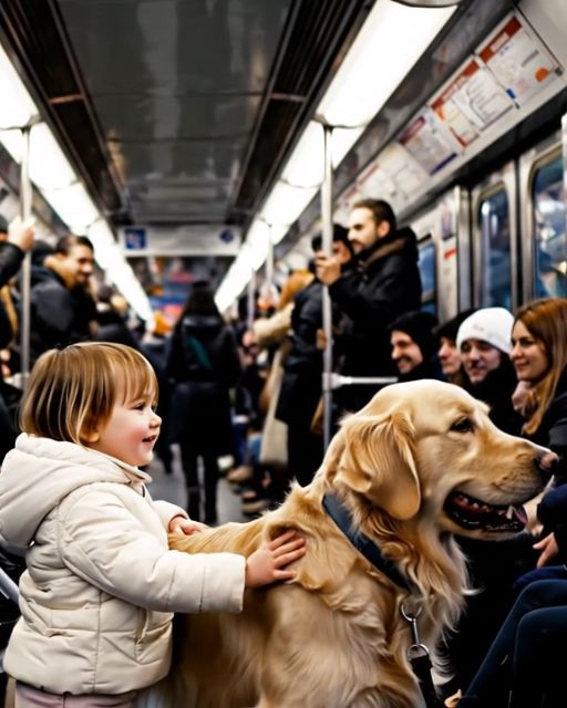 My Daughter Clung to a Stranger’s Dog on the Subway—And Then It Looked at Me Like It Knew