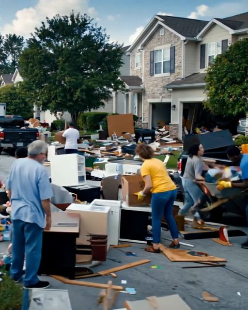 Everything We Owned Was on the Curb—And Then a Stranger Put Something in Our Pile