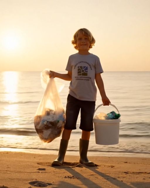 He’s Only Seven, But He’s Been Cleaning The Beach Every Day Since That Letter Came