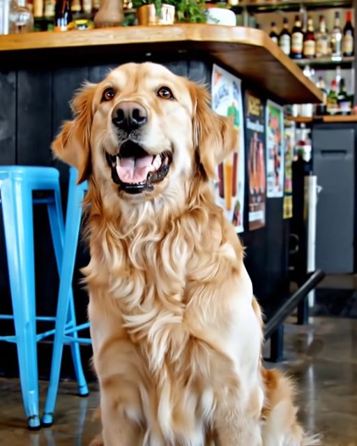 Someone Dumped a Dog Outside My Restaurant—Months Later, He Went Wild Over One Customer