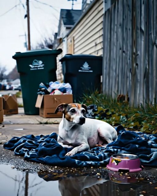 I Came To Say Goodbye To My Friend—But Found A Stray Guarding Her Life In The Trash