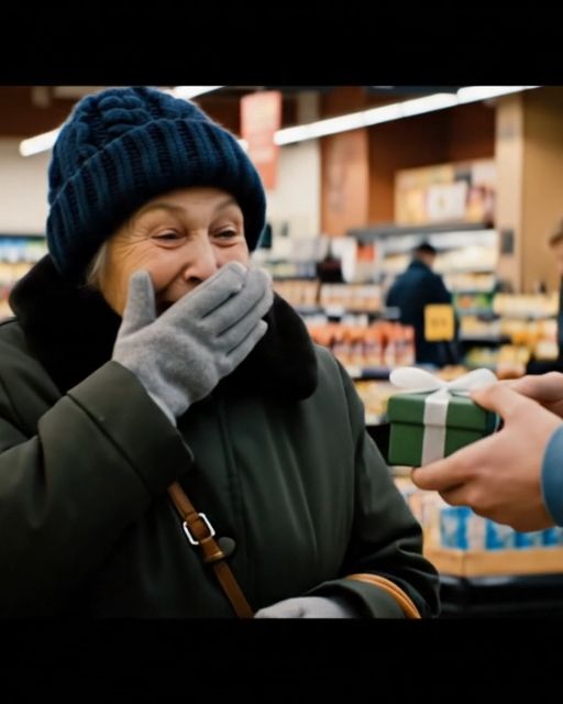 She Thought He Was Just Her Favorite Cashier—Until He Handed Her a Green Box and Said “Come Outside”