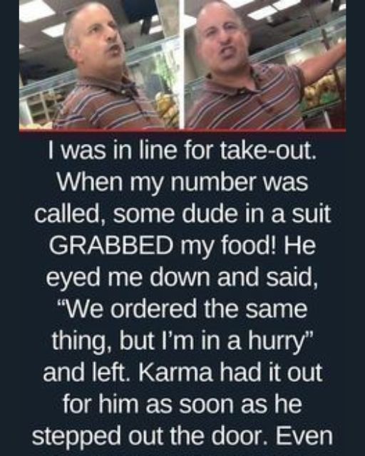 He Stole My Takeout In Front Of Everyone—But Karma Was Waiting Outside