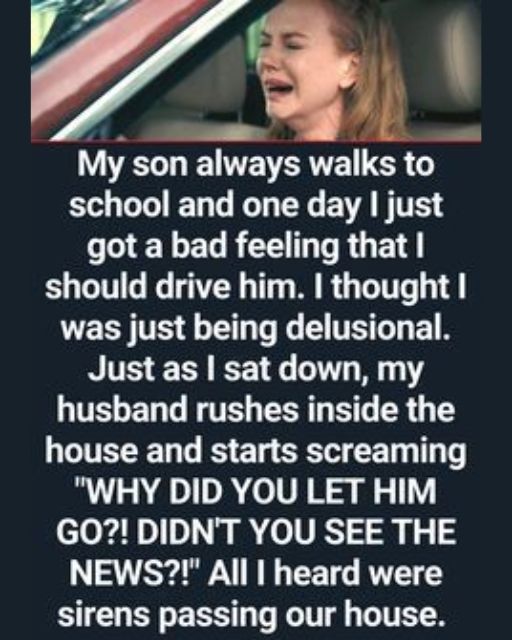 I Ignored A Bad Feeling About My Son’s Walk To School—Then The Sirens Started