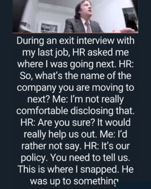 HR Kept Pushing Me To Reveal My New Job—Until I Realized Why They Really Cared