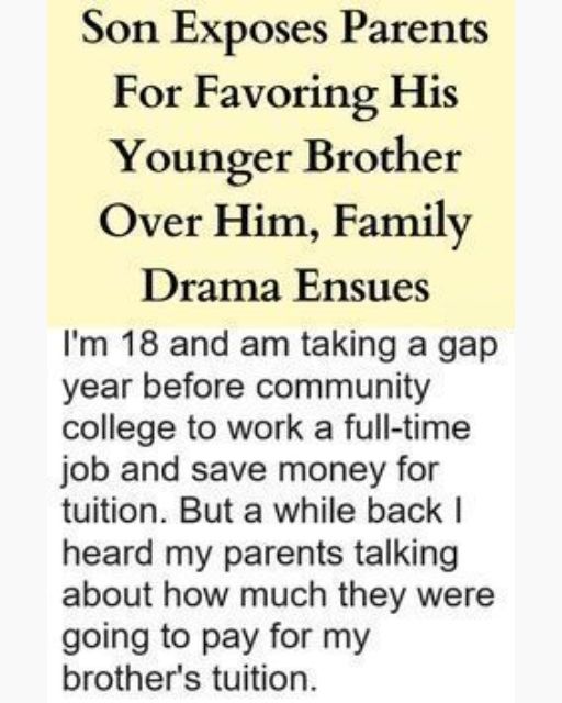 I Found Out My Parents Are Paying For My Brother’s College—After Telling Me They Couldn’t Afford Mine