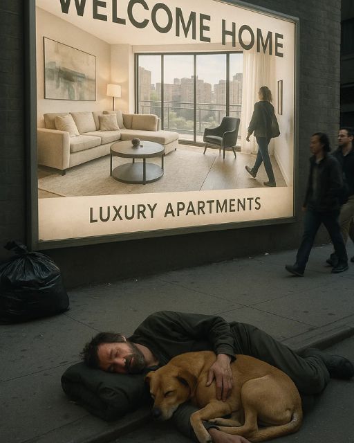 He Was Asleep Beneath a “Welcome Home” Sign—But His Dog Never Closed Its Eyes