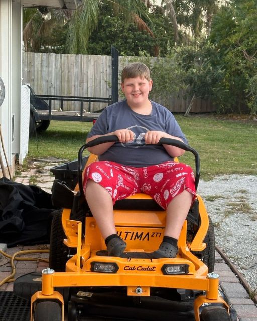 My Cousin Let Her Son Drive The Mower—But He Said It “Already Knew Our Backyard”