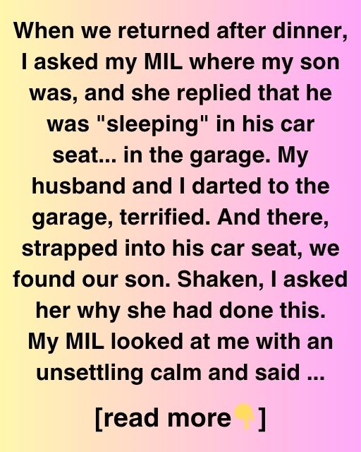 He Was Just Sleeping In The Garage