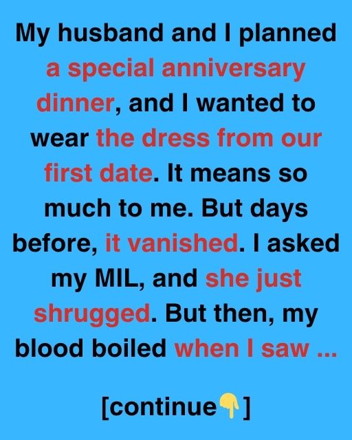 The Anniversary Dress That Disappeared