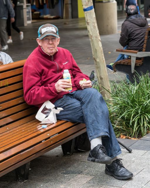 My Grandfather Eats Lunch on This Bench Every Tuesday—Even Though We Moved Two Years Ago