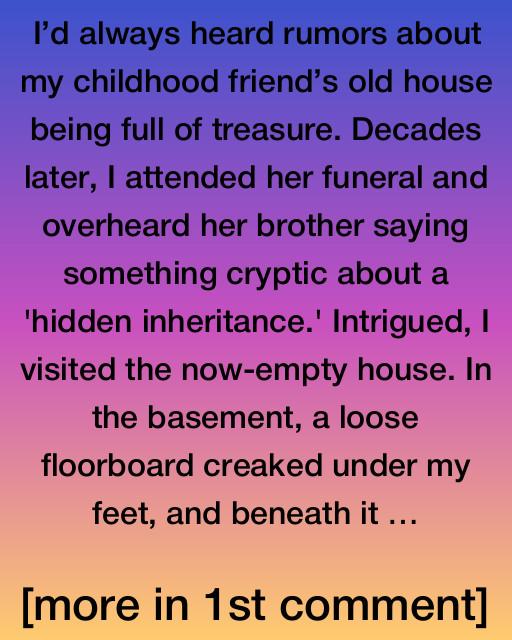 The Secret Beneath the Floorboards