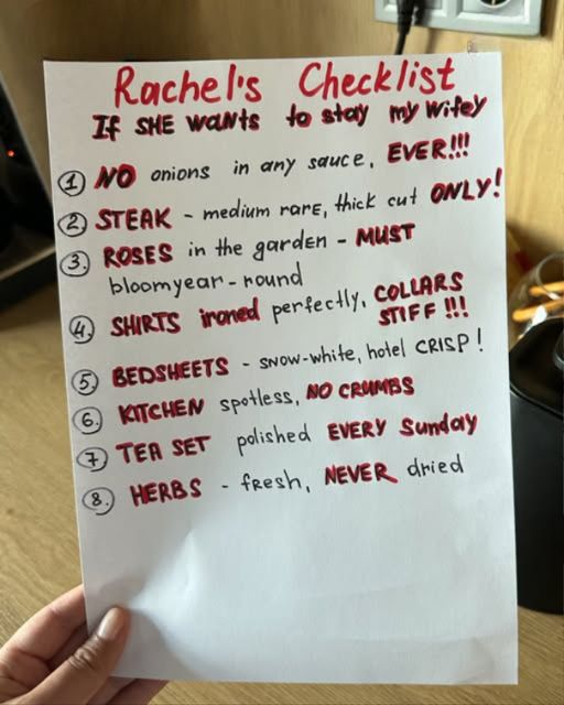 The List He’ll Never Forget