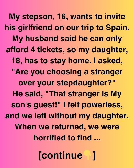 My Stepson’s Guest Ruined Our Family Vacation