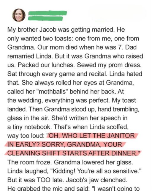 THE WEDDING TOAST THAT CHANGED EVERYTHING