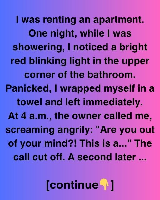 The Red Light In The Bathroom
