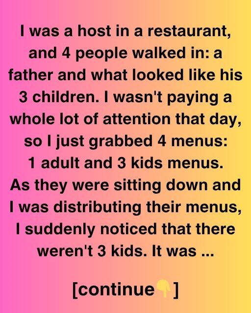 The Day I Gave Out The Wrong Menu