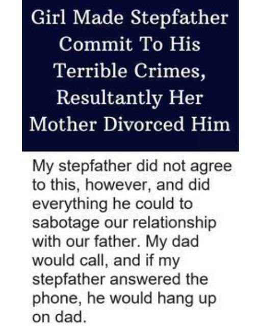 My Stepfather Tried To Erase My Dad—So I Turned His Own Lies Against Him