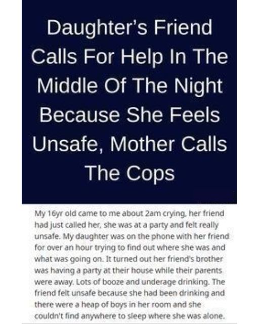 My Daughter’s Friend Called Her Crying at 2 A.M.—What I Heard Next Made Me Dial 911