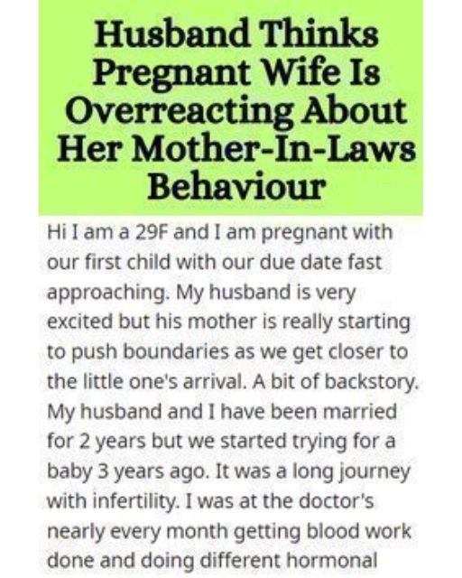 He Thinks I’m “Too Sensitive” While His Mom Shops for a Crib—For Her House