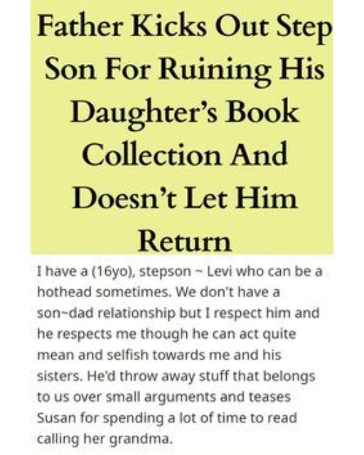 My Stepson Mocked My Daughter for Reading—So I Made Him Pack His Bags