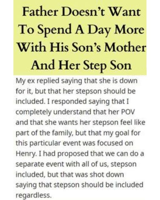 I Planned A Day Just For My Son—But My Ex Insisted Her Stepkid Tag Along