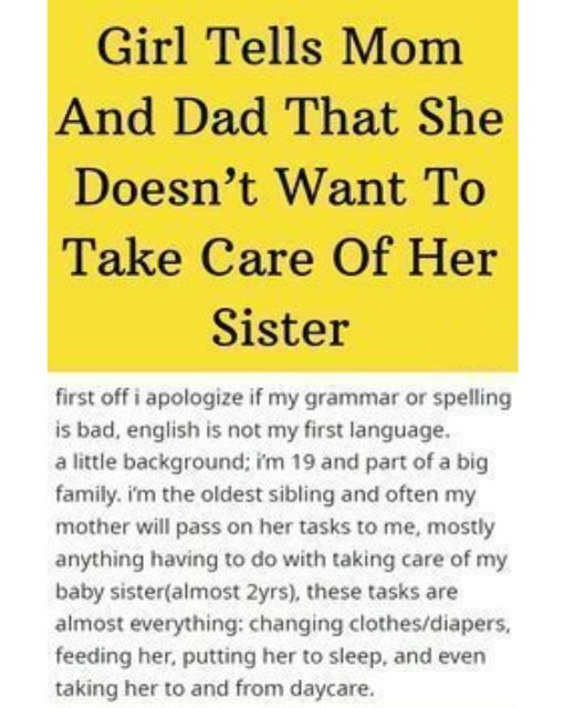 I’m 19 and Raising My Baby Sister—But When I Said I Couldn’t Do It Anymore, They Called Me Selfish