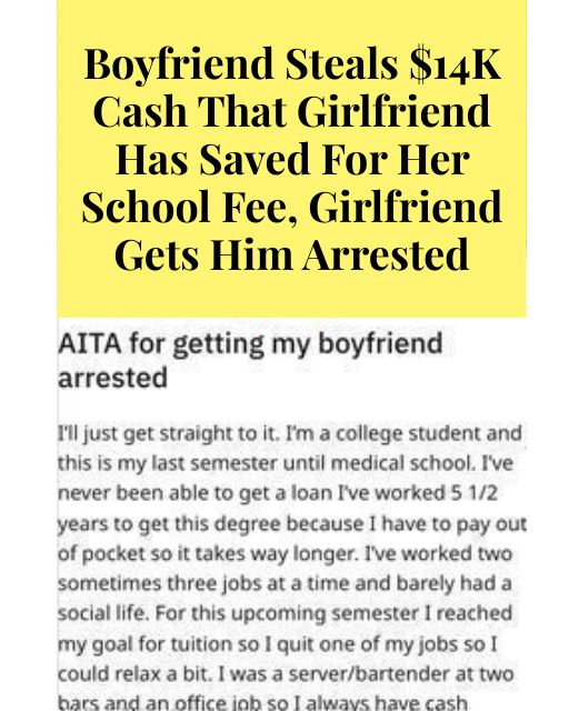 He Stole My $14K Tuition Savings—So I Had Him Dragged Out In Handcuffs