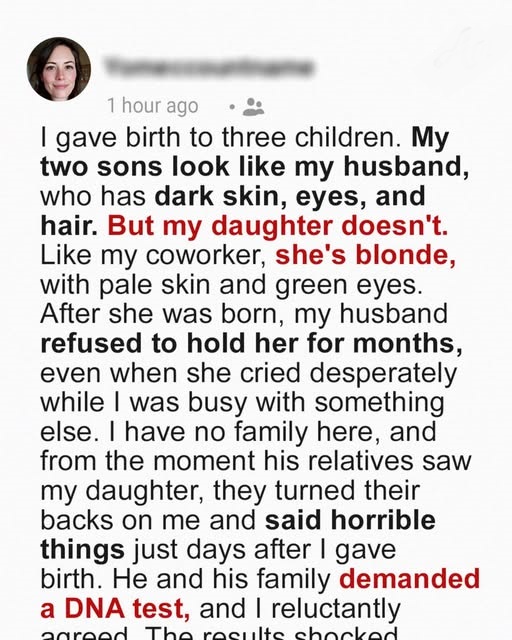 My Husband Demanded A DNA Test For Our Daughter—Then It Backfired On Everyone