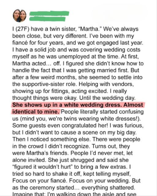 The Wedding Day That Wasn’t Mine